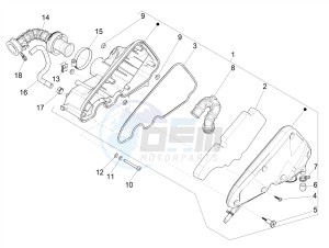 PRIMAVERA 50 4T-3V NOABS E4 (APAC) drawing Air filter