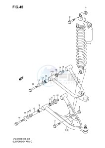 LT-Z400 (E19) drawing SUSPENSION ARM