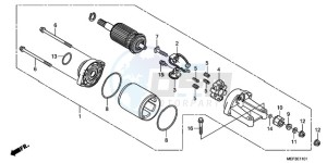 FJS400D9 SI - (SI) drawing STARTER MOTOR (FJS400D9/F JS400A)