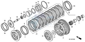 CBR1000RA9 U / ABS MME SPC drawing CLUTCH