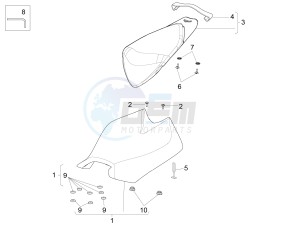 RSV4 1100 RACING FACTORY E4 ABS (NAFTA) drawing Saddle