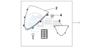 CBR1000RR9 Europe Direct - (ED / MK) drawing WINDSCREEN