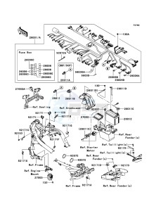 VERSYS_ABS KLE650DBF GB XX (EU ME A(FRICA) drawing Chassis Electrical Equipment