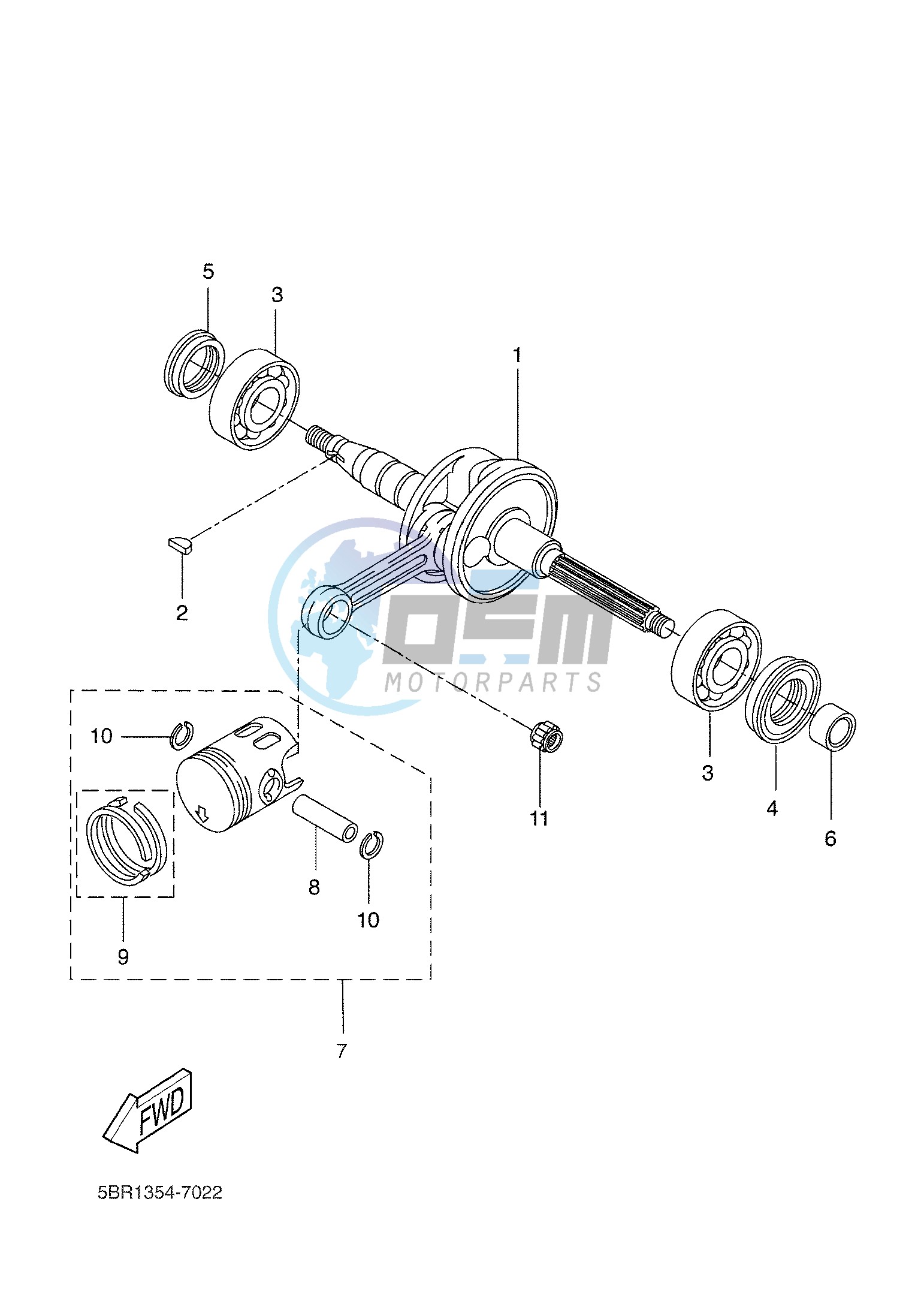 CRANKSHAFT & PISTON