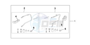 CBF1000T9 F / ABS CMF drawing PANNIER STAY