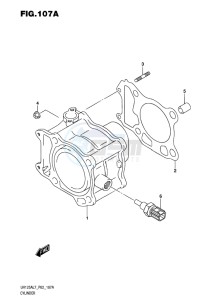 UH125 ABS BURGMAN EU drawing CYLINDER