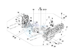 X8 125 drawing Crankcase