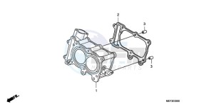 FJS400D9 Europe Direct - (ED) drawing CYLINDER