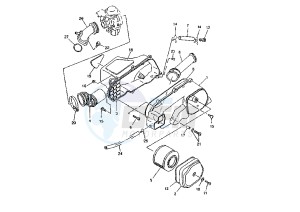 YP MAJESTY 125 drawing INTAKE