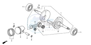 PK50 WALLAROO drawing CRANKSHAFT/PISTON