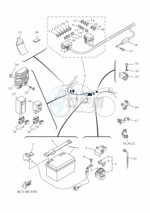 XSR700 MTM690-U (B9J2) drawing ELECTRICAL 1