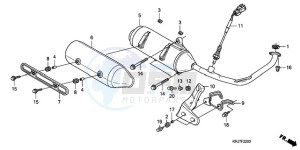 FES1259 UK - (E / MKH) drawing EXHAUST MUFFLER