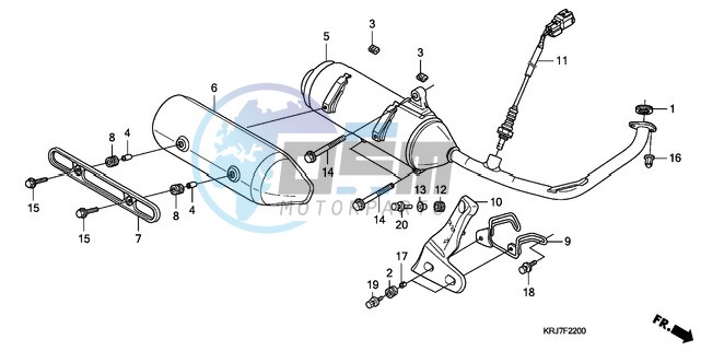 EXHAUST MUFFLER