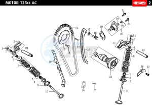 MARATHON-125-E4-AC-WHITE drawing VALVES - DISTRIBUTION CHAIN