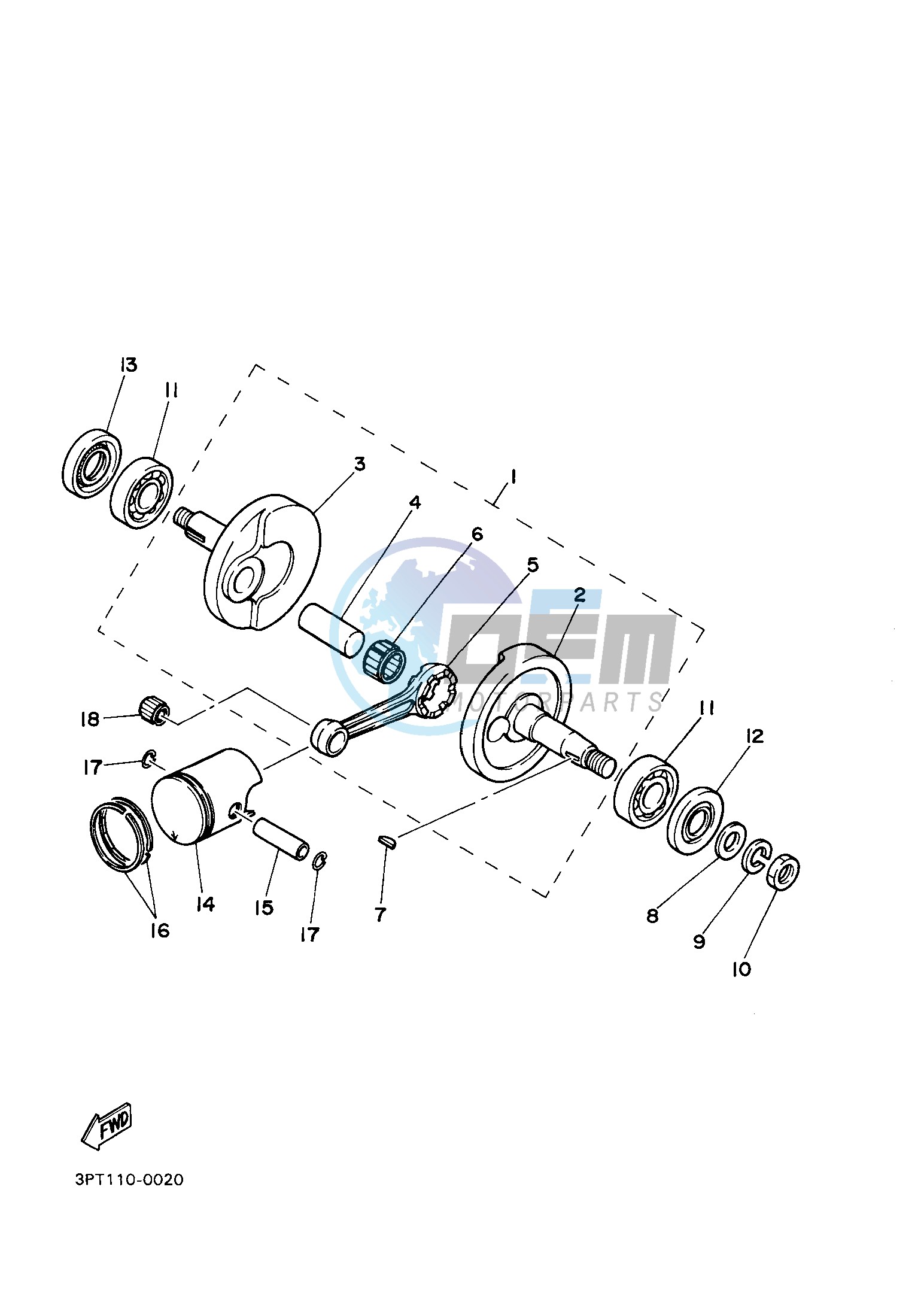 CRANKSHAFT & PISTON