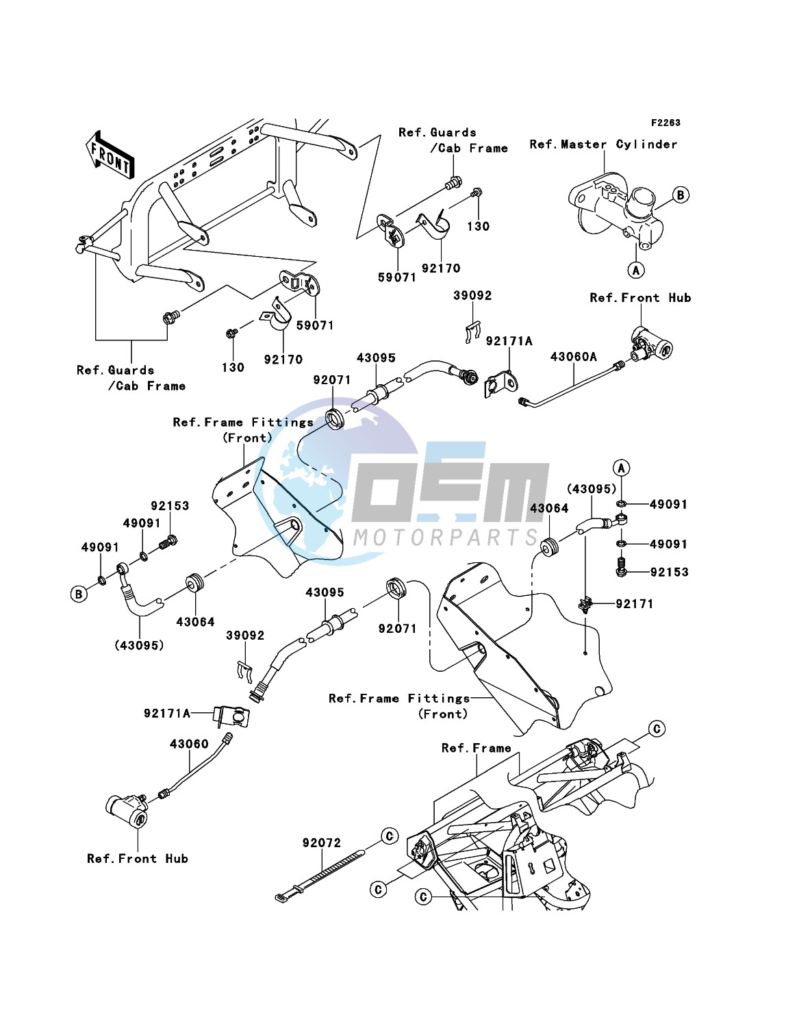 Front Brake Piping