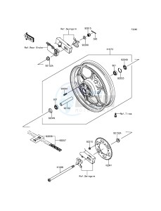 Z250SL ABS BR250FGF XX (EU ME A(FRICA) drawing Rear Hub