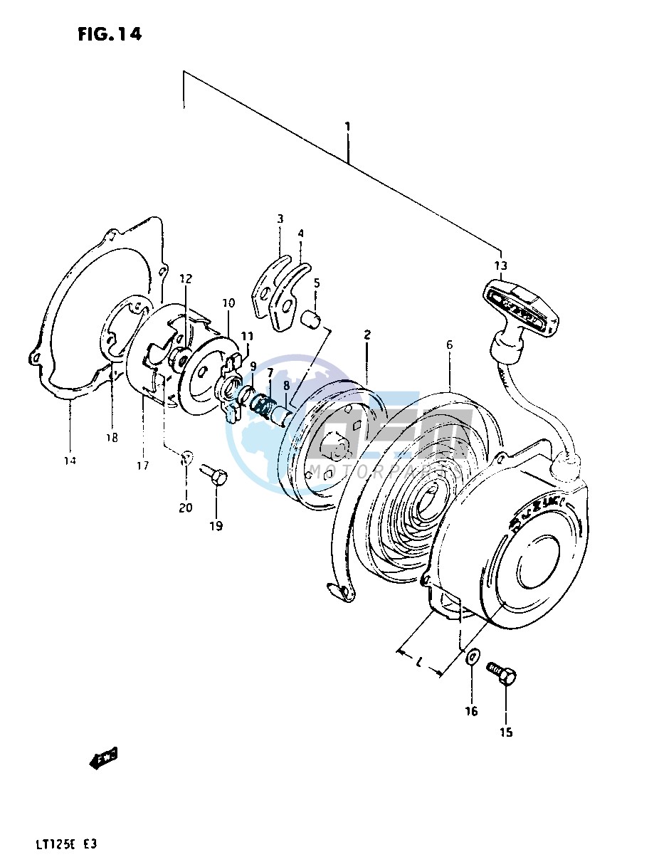 RECOIL STARTER (L:51.5)