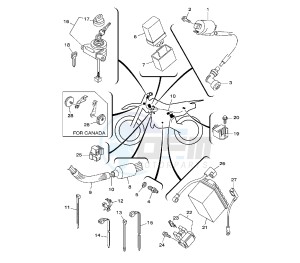 TT R E/LE 125 drawing ELECTRICAL