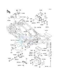 KEF 300 B [LAKOTA SPORT] (B1-B3) [LAKOTA 300 SPORT] drawing FRAME FITTINGS