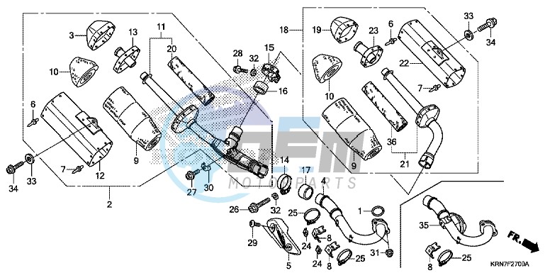 EXHAUST MUFFLER