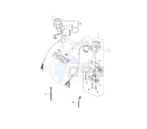 XP T-MAX ABS 500 drawing HANDLE SWITCH AND LEVER