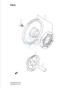 GSF650/S drawing STARTER CLUTCH