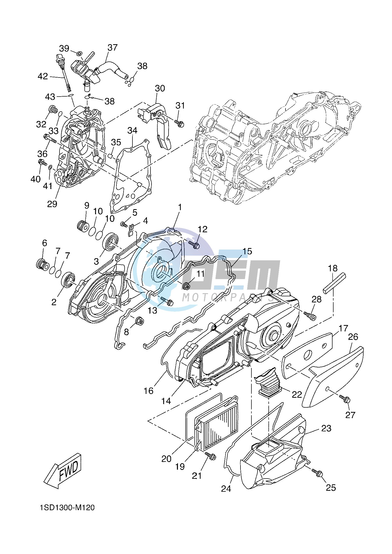 CRANKCASE COVER 1