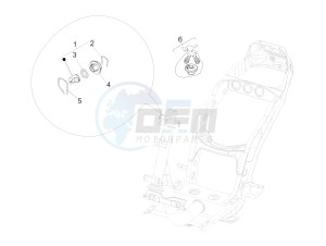 Fly 50 4T 4V USA (EMEA) drawing Locks