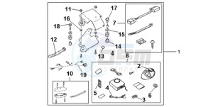 VFR8009 Ireland - (EK / MME) drawing AVERTO SECURITY KIT