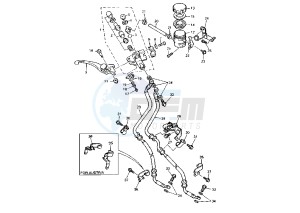 FZR R 600 drawing FRONT MASTER CYLINDER