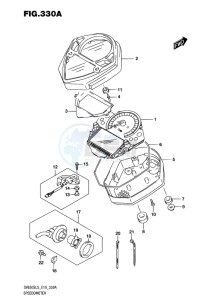 SV650S EU drawing SPEEDOMETER