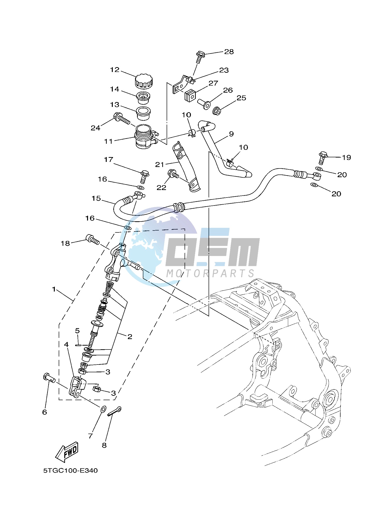 REAR MASTER CYLINDER