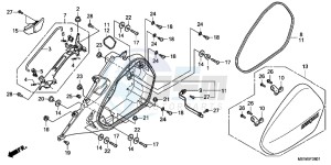 NT700VB drawing L. SADDLEBAG