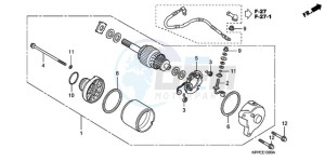 CBR125RW9 Germany - (G) drawing STARTING MOTOR