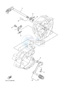 YBR125ED (51D3) drawing SHIFT SHAFT