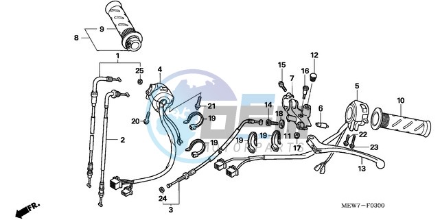 HANDLE LEVER/SWITCH/CABLE