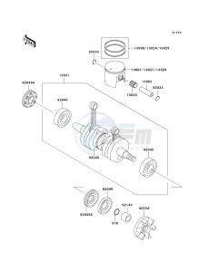 JT 750 C [750 STX] (C1) [750 STX] drawing CRANKSHAFT_PISTON-- S- -