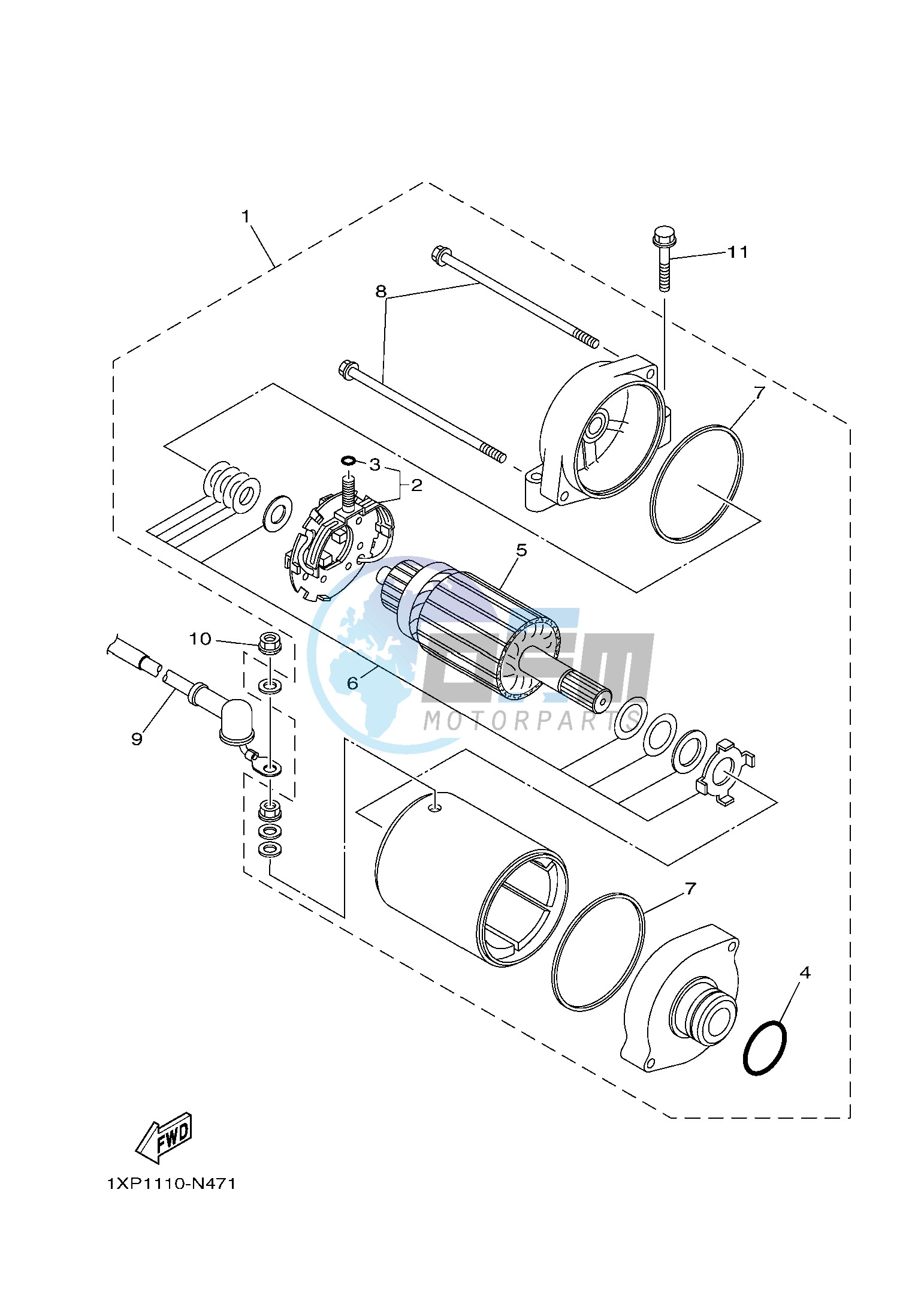 STARTING MOTOR