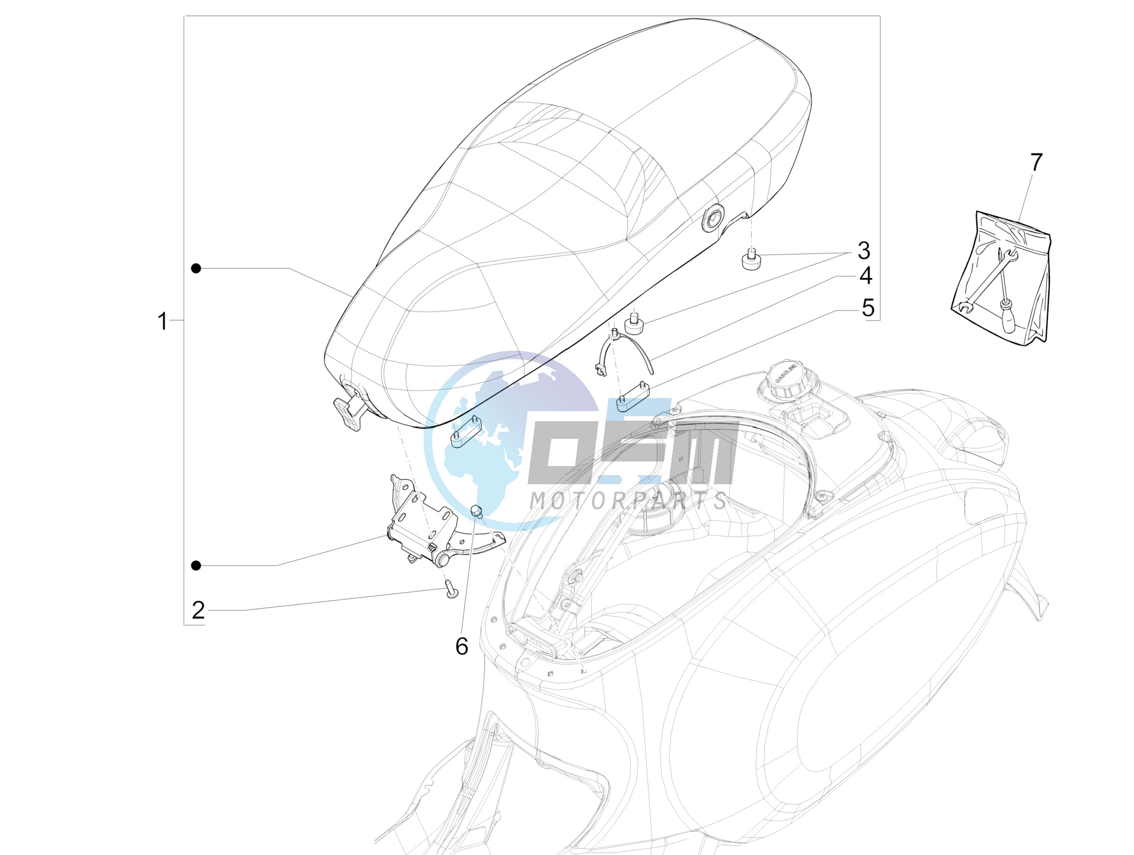 Saddle/seats