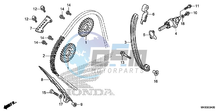 CAM CHAIN/ TENSIONER