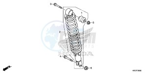 TRX420FE1G TRX420 Europe Direct - (ED) drawing REAR CUSHION