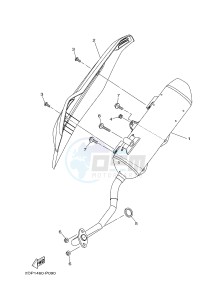 GPD150A GPD150-A NMAX 150 (BV41) drawing EXHAUST