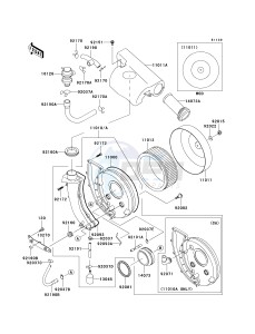 VN 800 E [VULCAN 800 DRIFTER] (E6F) E6F drawing AIR CLEANER