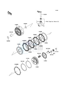 D-TRACKER 125 KLX125DCF XX (EU ME A(FRICA) drawing Clutch