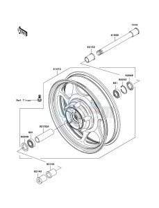 VN2000 VN2000-A2H GB XX (EU ME A(FRICA) drawing Front Hub