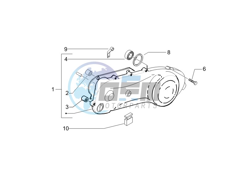 Crankcase cover - Crankcase cooling