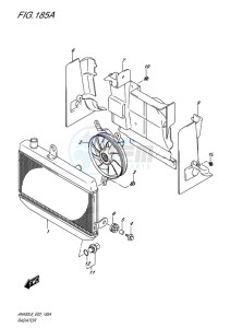 AN400 BURGMAN EU drawing RADIATOR