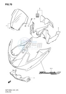 GSF-1250S ABS BANDIT EU drawing COWLING