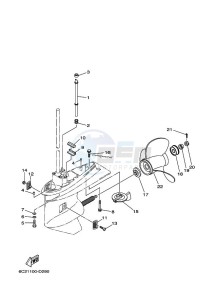 FT50GETL drawing LOWER-CASING-x-DRIVE-2